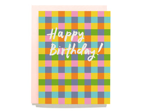 Plaid Birthday by Iron Curtain Press