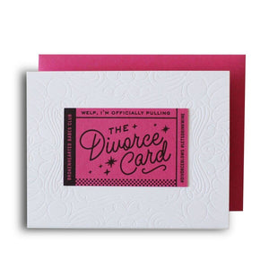 Excuse Card Set / Divorce card by Igloo Letterpress
