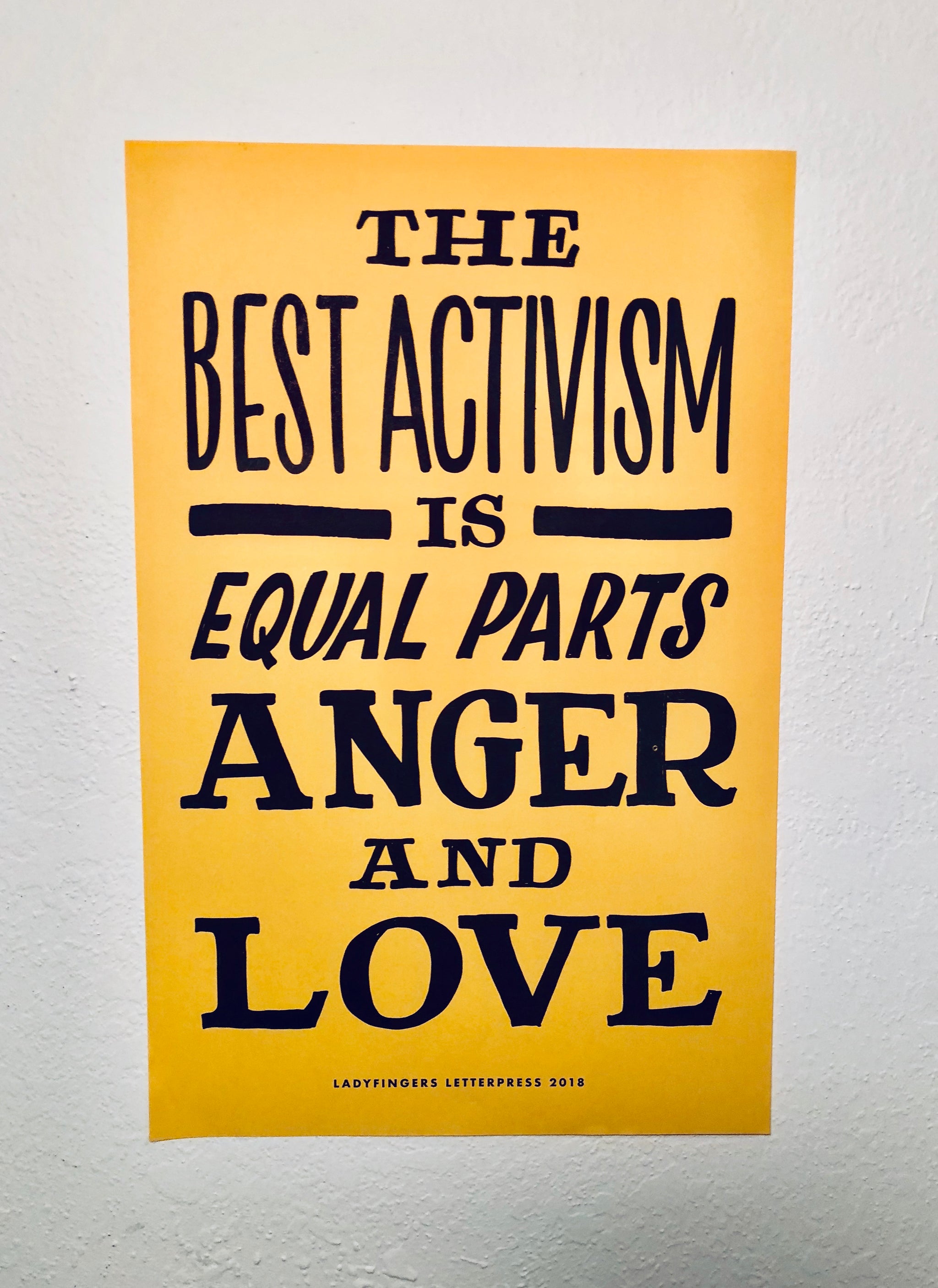 Psychiatrie contact applaus Set of 16 Protest Posters - Ladyfingers Letterpress